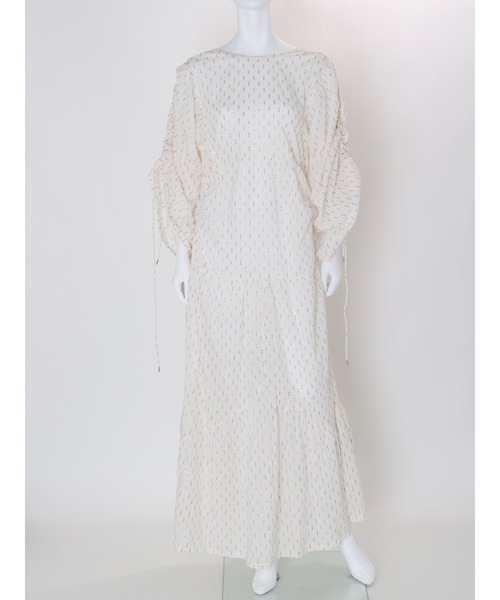 Ungrid（アングリッド）の「【Htage】ラメドビーボリュームワンピース（ワンピース・レディース・ブラック/オフホワイト・FREE）」の20枚目の写真