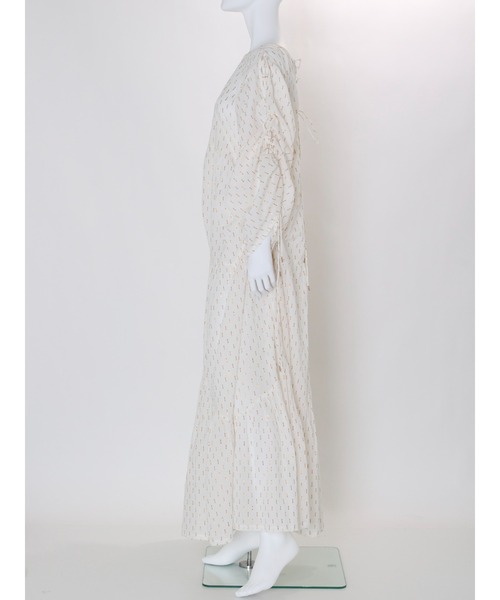 Ungrid（アングリッド）の「【Htage】ラメドビーボリュームワンピース（ワンピース・レディース・ブラック/オフホワイト・FREE）」の21枚目の写真