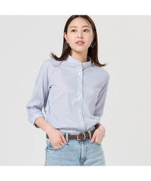 TOKYO SHIRTS | 【Pitta Re:)】 レディースカジュアルシャツ Wガーゼ 七分袖 綿100%(シャツ/ブラウス)