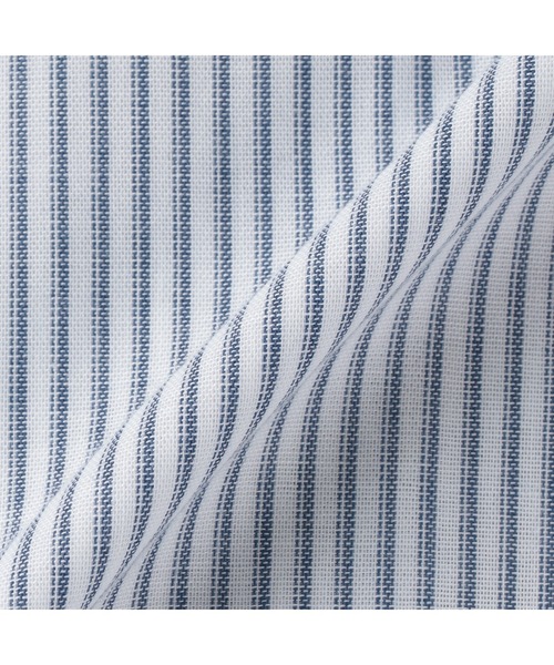 TOKYO SHIRTS(トウキョウシャツ)の「【Pitta Re:)】 レディースカジュアルシャツ Wガーゼ 七分袖 綿100%(シャツ/ブラウス・レディース・ブルー・LL/M/L/S)」の5枚目の写真