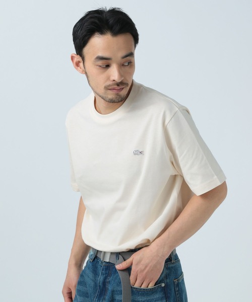 LACOSTE(ラコステ)の「【LACOSTE(ラコステ)】ワンポイントロゴTシャツ(MEN)(Tシャツ/カットソー・メンズ・ナチュラル/ブラック/ホワイト・MEDIUM/LARGE)」の13枚目の写真