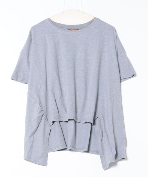 チャイハネ(チャイハネ)の「【チャイハネ】フォイルコットンジャージトップス(Tシャツ/カットソー・レディース・オレンジ/パープル系その他/ホワイト/ブラック・FREE)」の4枚目の写真