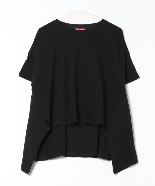 チャイハネ(チャイハネ)の「【チャイハネ】フォイルコットンジャージトップス(Tシャツ/カットソー・レディース・オレンジ/パープル系その他/ホワイト/ブラック・FREE)」の5枚目の写真