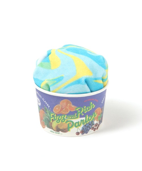 niko and...（ニコアンド）の「【FIZZ&RICH PARLOR】タオルハンカチ（タオル・レディース・オレンジ/ピンク/ブルー・0）」の2枚目の写真