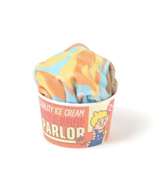 niko and...（ニコアンド）の「【FIZZ&RICH PARLOR】タオルハンカチ（タオル・レディース・オレンジ/ピンク/ブルー・0）」の5枚目の写真