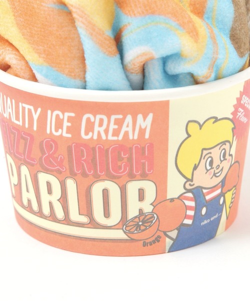 niko and...（ニコアンド）の「【FIZZ&RICH PARLOR】タオルハンカチ（タオル・レディース・オレンジ/ピンク/ブルー・0）」の7枚目の写真