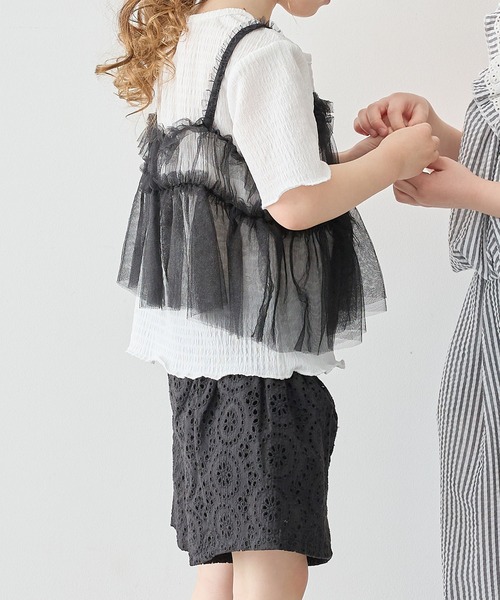 Piet(ピエット)の「【綿100%】総レース キュロットパンツ(その他パンツ・キッズ・ブラック/オフホワイト・100/120/110/130)」の21枚目の写真