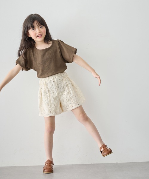 セール】【綿100%】総レース キュロットパンツ（その他パンツ