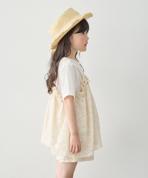 Piet(ピエット)の「【綿100%】総レース キュロットパンツ(その他パンツ・キッズ・ブラック/オフホワイト・100/120/110/130)」の15枚目の写真