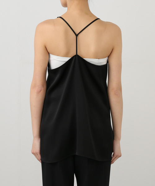 AP STUDIO（エーピーストゥディオ）の「サテンジョーゼットキャミソール（キャミソール・レディース・ブラック・FREE）」の12枚目の写真