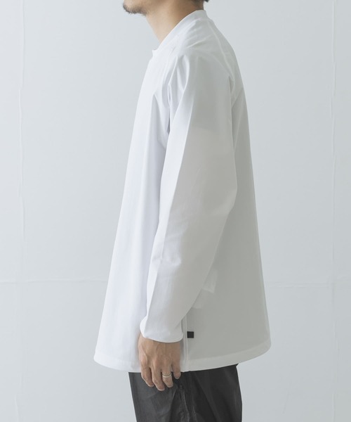 DAIWA PIER39（ダイワピア39）の「DAIWA PIER39　TECH LIGHTWEIGHT L/S TEE（Tシャツ/カットソー・メンズ・チャコールグレー/ブラック/ホワイト/ライトグレー・SMALL/MEDIUM/LARGE/X-LARGE）」の8枚目の写真