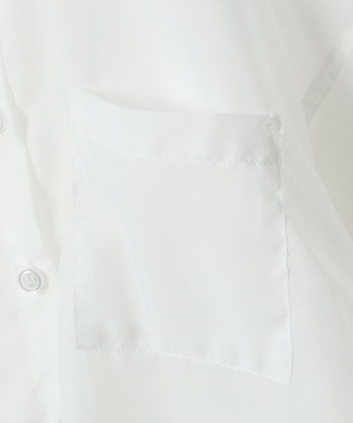 GLOBAL WORK（グローバルワーク）の「イージーDRYシアーシャツ半袖/452263（シャツ/ブラウス・キッズ・オフホワイト/チェック/パープル/グリーン/ブルー系その他・130cm/140cm/150cm/160cm）」の12枚目の写真