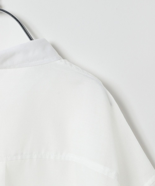 GLOBAL WORK（グローバルワーク）の「イージーDRYシアーシャツ半袖/452263（シャツ/ブラウス・キッズ・オフホワイト/チェック/パープル/グリーン/ブルー系その他・130cm/140cm/150cm/160cm）」の14枚目の写真