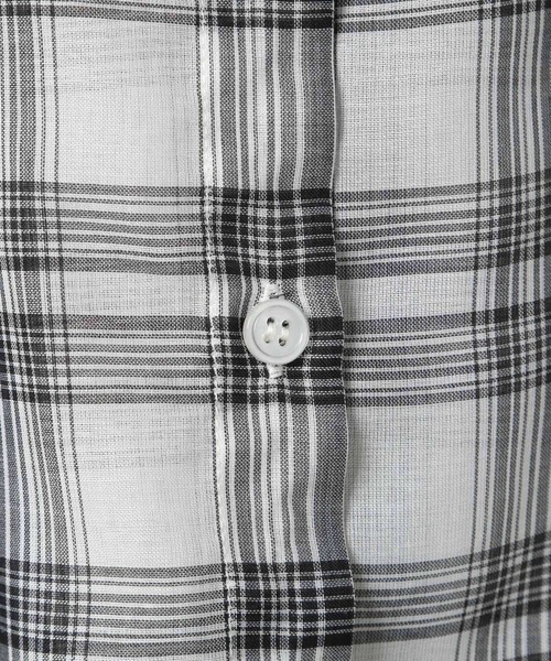 GLOBAL WORK（グローバルワーク）の「イージーDRYシアーシャツ半袖/452263（シャツ/ブラウス・キッズ・オフホワイト/チェック/パープル/グリーン/ブルー系その他・130cm/140cm/150cm/160cm）」の19枚目の写真