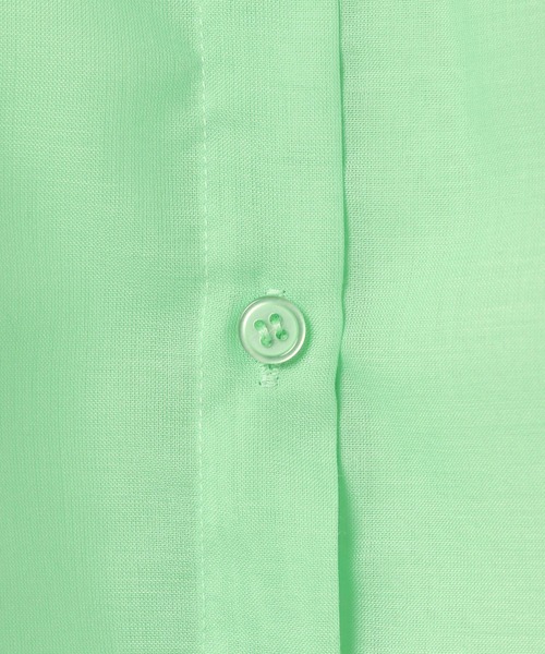 GLOBAL WORK（グローバルワーク）の「イージーDRYシアーシャツ半袖/452263（シャツ/ブラウス・キッズ・オフホワイト/チェック/パープル/グリーン/ブルー系その他・130cm/140cm/150cm/160cm）」の17枚目の写真