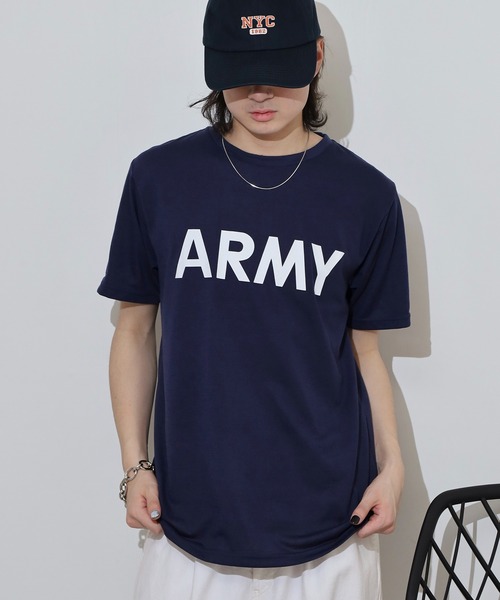 FUNALIVE(ファンアライブ)の「フロントプリントTシャツ UVカット COOL&DRY(Tシャツ/カットソー・メンズ・ライトグリーン/ブラック/ライトブラック/サーモンピンク/ダークネイビー/ホワイト系その他3/ブラック系その他4/ホワイト/ライトブルー/ネイビー/インディゴブルー/オリーブ/サックスブルー/ホワイト系その他2/ブラック系その他3/ブラック系その他5/オフホワイト/ブラック系その他6/ライトグリーン系1/スミクロ/ミント/ライトベージュ/グレイッシュベージュ/ブラック系その他2・M/L/LL)」の22枚目の写真