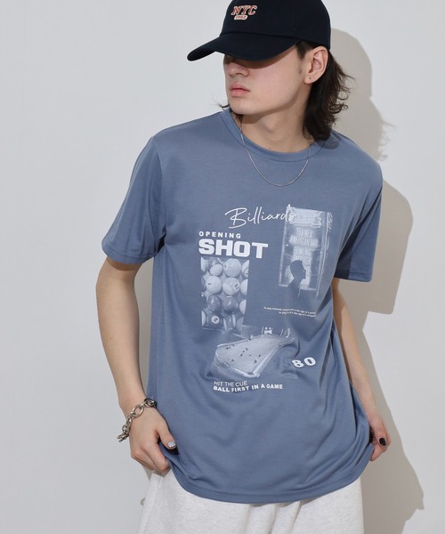 FUNALIVE(ファンアライブ)の「フロントプリントTシャツ UVカット COOL&DRY(Tシャツ/カットソー・メンズ・ライトグリーン/ブラック/ライトブラック/サーモンピンク/ダークネイビー/ホワイト系その他3/ブラック系その他4/ホワイト/ライトブルー/ネイビー/インディゴブルー/オリーブ/サックスブルー/ホワイト系その他2/ブラック系その他3/ブラック系その他5/オフホワイト/ブラック系その他6/ライトグリーン系1/スミクロ/ミント/ライトベージュ/グレイッシュベージュ/ブラック系その他2・M/L/LL)」の20枚目の写真