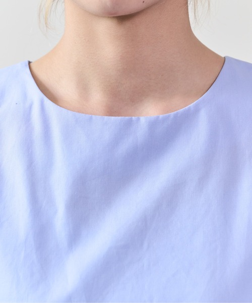 DOLLUPOOPS(ドールアップウップス)の「フリルスリーブブラウス(シャツ/ブラウス・レディース・ネイビー/サックスブルー/オフホワイト・38)」の13枚目の写真