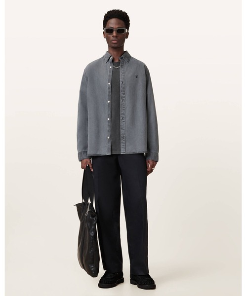 ALLSAINTS（オールセインツ）の「SAKA SHORT SLEEVE CREW NECK RAMSKULL T-SHIRT | SAKA 半袖 クルー ネック ラムスカル Tシャツ（Tシャツ/カットソー・メンズ・ブラック・XS/S/M/L/XL）」の3枚目の写真