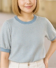 レトロ柄ジャガードカットソー