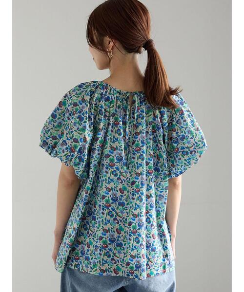 Te chichi（テチチ）の「【LIBERTY】バルーンスリーブブラウス《2025summer catalog item》（シャツ/ブラウス・レディース・ベージュ/グリーン・F）」の20枚目の写真