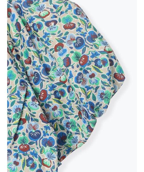 Te chichi（テチチ）の「【LIBERTY】バルーンスリーブブラウス《2025summer catalog item》（シャツ/ブラウス・レディース・ベージュ/グリーン・F）」の6枚目の写真