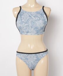BILLABONG（ビラボン）の「ビラボン BILLABONG HIGH NECK BINDING BIKINI マリン 水着（水着・レディース）」