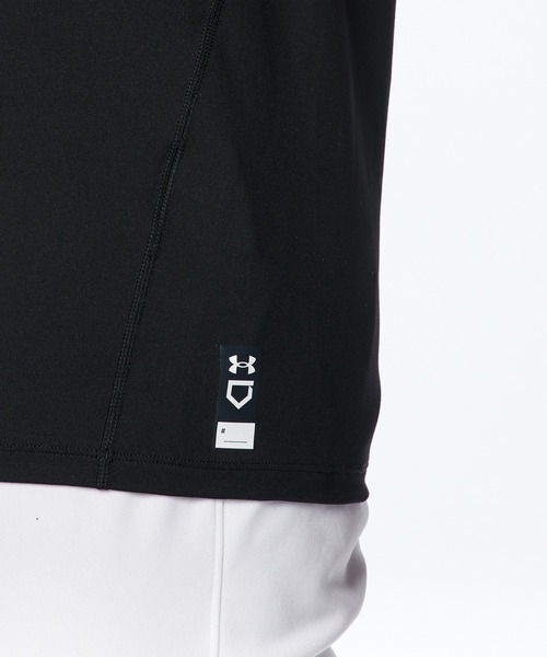 UNDER ARMOUR(アンダーアーマー)の「UAヒートギア コンフォート フィッティド ショートスリーブ クルーネック シャツ(ベースボール/メンズ)(Tシャツ/カットソー・メンズ・ブラック・L/2XL/S/M/3XL/XL)」の5枚目の写真