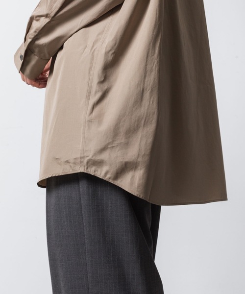 ATTACHMENT（アタッチメント）の「140/2 ギザブロード バンドカラー L/S SHIRT / 140/2 GIZA BROAD BANDCOLLAR L/S SHIRT（シャツ/ブラウス・メンズ・ブラック/キャメル/ライトグリーン/ホワイト・2/1/3）」の13枚目の写真