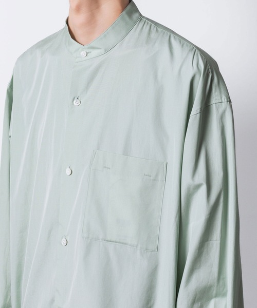 ATTACHMENT（アタッチメント）の「140/2 ギザブロード バンドカラー L/S SHIRT / 140/2 GIZA BROAD BANDCOLLAR L/S SHIRT（シャツ/ブラウス・メンズ・ブラック/キャメル/ライトグリーン/ホワイト・2/1/3）」の19枚目の写真