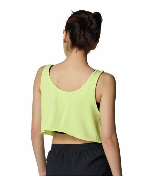 UNDER ARMOUR（アンダーアーマー）の「UAアイコン テリー クロップタンク（ライフスタイル/レディース）（タンクトップ・レディース・イエロー系・S/XL/L/M）」の2枚目の写真