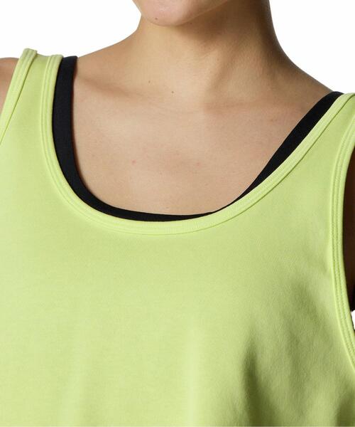 UNDER ARMOUR（アンダーアーマー）の「UAアイコン テリー クロップタンク（ライフスタイル/レディース）（タンクトップ・レディース・イエロー系・S/XL/L/M）」の4枚目の写真