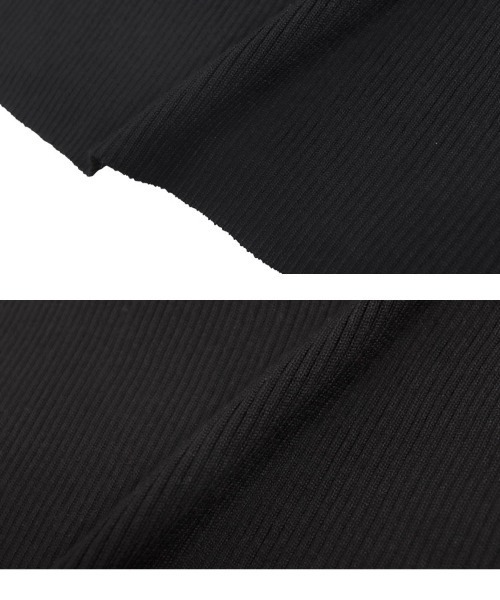 KOBE LETTUCE（コウベレタス）の「カップ付きアメリカンスリーブニットトップス（タンクトップ・レディース・ベージュ×ブラック/ホワイト×ブラック/ブラック/ブラック×ホワイト/ブラウン・M）」の17枚目の写真