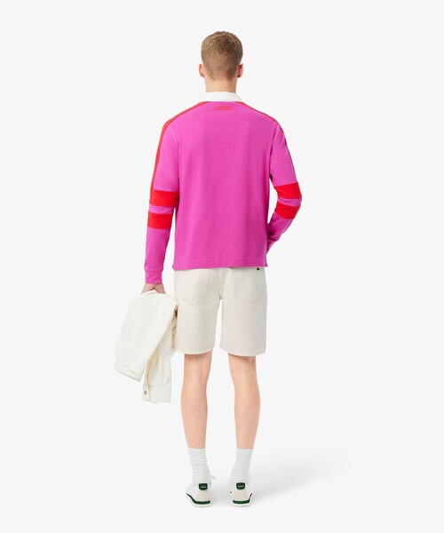 LACOSTE（ラコステ）の「ライトウォッシュドデニムショーツ（デニムパンツ・メンズ・ホワイト・30/31/32/33）」の3枚目の写真