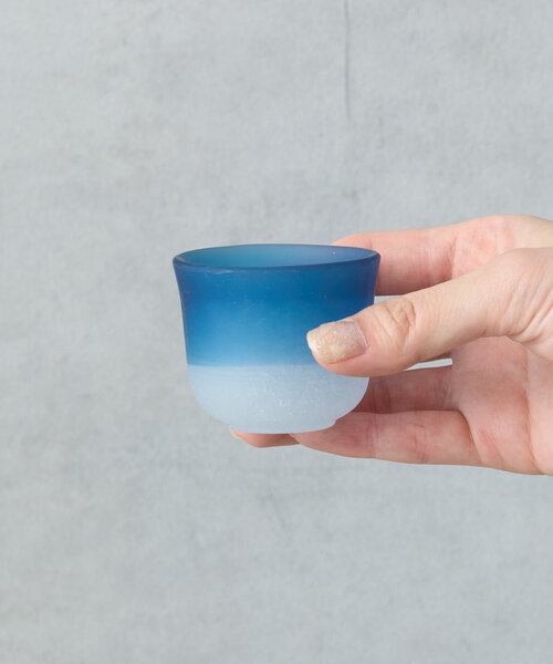 青靄(せいあい)徳利1個・ぐい呑2個ギフトセット（グラス/マグカップ