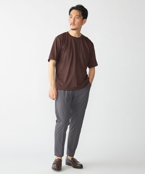 SHIPS(シップス)の「SHIPS: COOLMAX(R) ウール Tシャツ(Tシャツ/カットソー・メンズ・ブラウン/ダークグレー/ブラック・SMALL/MEDIUM/LARGE/X-LARGE)」の7枚目の写真
