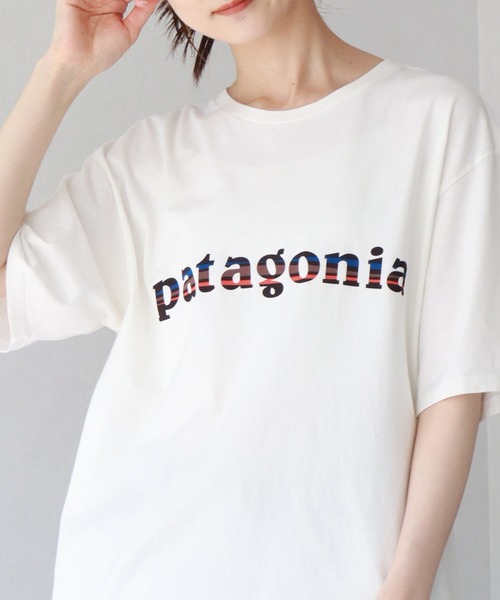 大人気★Patagonia '73 テキスト・ロゴ・オーガニック・Tシャツ メンズ・'73 テキスト・ロゴ・オーガニック・Tシャツ