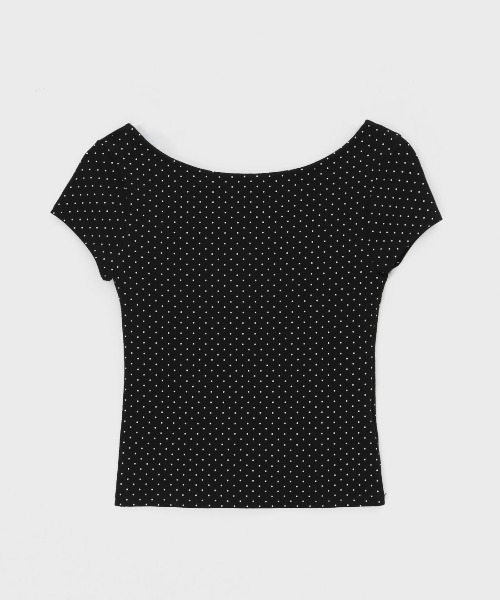 MADE] リヒドットバックレス半袖Tシャツ（Tシャツ/カットソー