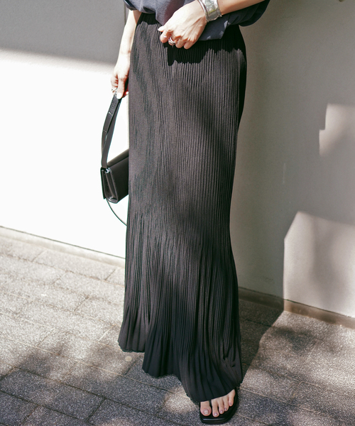プリーツマーメードスカート（スカート）｜AP STUDIO（エーピー