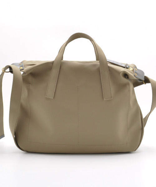CLEDRAN（クレドラン）の「【雨に強いレイヤー素材】CL3851 TEMPE 2WAY BOSTON（ボストンバッグ・レディース・ホワイト/ベージュ/ブラック/グレー・FREE）」の19枚目の写真