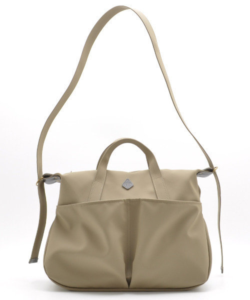 CLEDRAN（クレドラン）の「【雨に強いレイヤー素材】CL3851 TEMPE 2WAY BOSTON（ボストンバッグ・レディース・ホワイト/ベージュ/ブラック/グレー・FREE）」の21枚目の写真