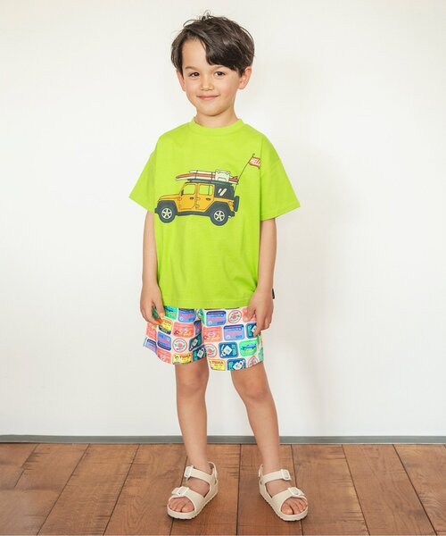 BREEZE（ブリーズ）の「【ジュニア対応】サマーバリエーションパンツ（その他パンツ・キッズ・ブラウン/レインボー/チェック/パープル/オレンジ/ネイビー/ベージュ/チャコール/その他11/エメラルド・110/80/90/100/130/140/120）」の22枚目の写真