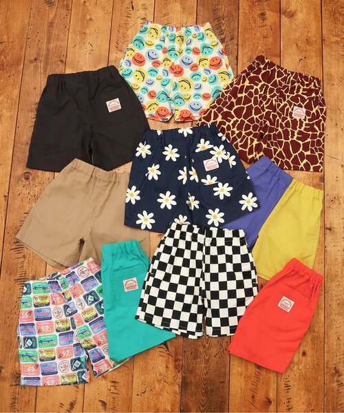 BREEZE（ブリーズ）の「【ジュニア対応】サマーバリエーションパンツ（その他パンツ・キッズ・ブラウン/レインボー/チェック/パープル/オレンジ/ネイビー/ベージュ/チャコール/その他11/エメラルド・110/80/90/100/130/140/120）」の12枚目の写真