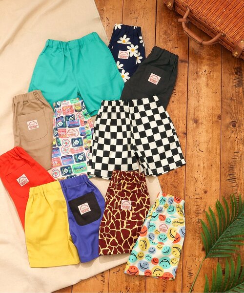 BREEZE（ブリーズ）の「【ジュニア対応】サマーバリエーションパンツ（その他パンツ・キッズ・ブラウン/レインボー/チェック/パープル/オレンジ/ネイビー/ベージュ/チャコール/その他11/エメラルド・110/80/90/100/130/140/120）」の13枚目の写真