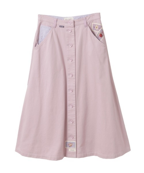 PINK HOUSE(ピンクハウス)の「ネームワッペンいっぱいスカート(スカート・レディース・ブラック/レッド/ピンク/イエロー/ラベンダー・MEDIUM/LARGE)」の3枚目の写真