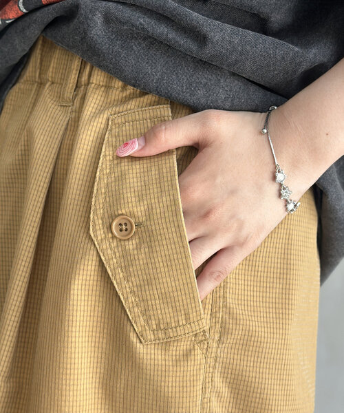 CPCM（シーピーシーエム）の「【AIR HOLE】ニータックパンツ（その他パンツ・レディース・ベージュ/ブラック/カーキ・SMALL/FREE）」の7枚目の写真