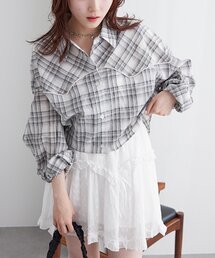 w closet | ウエスタンチェックショートシャツ(シャツ/ブラウス)