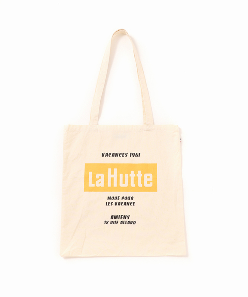 AP STUDIO(エーピーストゥディオ)の「【La Hutte/ラ ユット】Logo tote Bag(トートバッグ・レディース・アイボリー・FREE)」の10枚目の写真