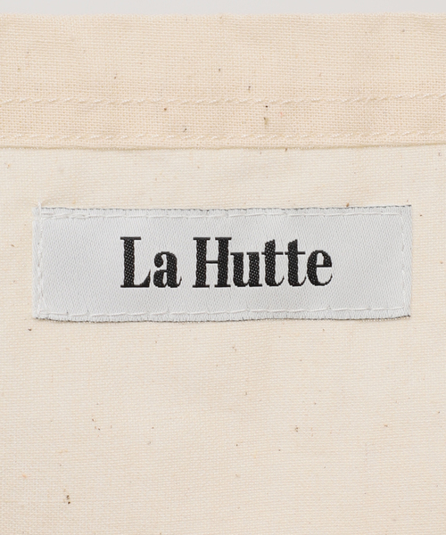 AP STUDIO(エーピーストゥディオ)の「【La Hutte/ラ ユット】Logo tote Bag(トートバッグ・レディース・アイボリー・FREE)」の3枚目の写真