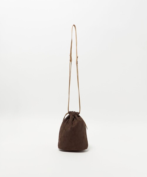 UNITED ARROWS（ユナイテッドアローズ）の「MNNG 巾着バッグ（ハンドバッグ・メンズ・ブラック/ダークブラウン・FREE）」の4枚目の写真